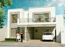 Casa Modelo Western Balcón