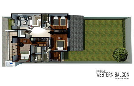 Planta Modelo Western Balcón