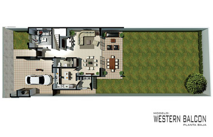 Planta Modelo Western Balcón